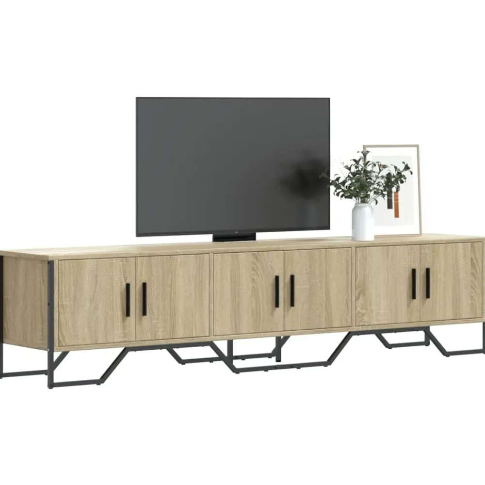 vidaXL Muebles Tv-Mueble de TV madera de ingeniería 180x34x41 cm