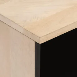 vidaXL Muebles Tv-Mueble de TV madera maciza de mango 100x33x46 cm