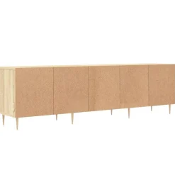 vidaXL Mueble de TV madera contrachapada 150x30x44,5 cm Roble Sonoma Sale