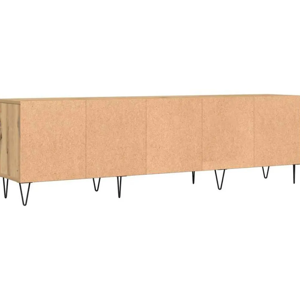vidaXL Mueble de TV madera de ingeniería 150x30x44,5 cm Roble artisan Clearance