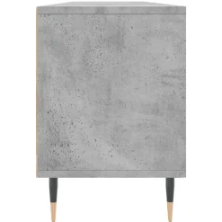 vidaXL Mueble de TV madera contrachapada gris hormigón 150x30x44,5 cm Gris hormigón Hot
