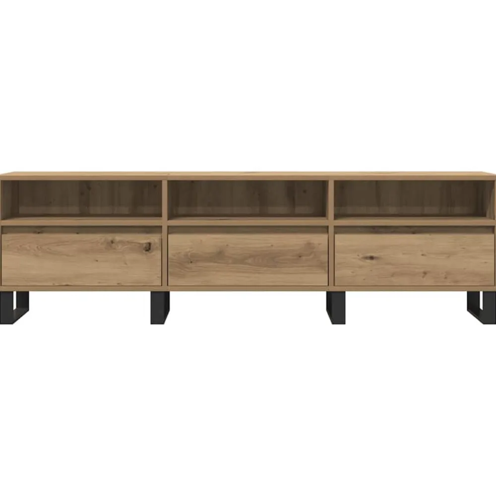 vidaXL Muebles Tv-Mueble de TV madera de ingeniería 150x30x44,5 cm