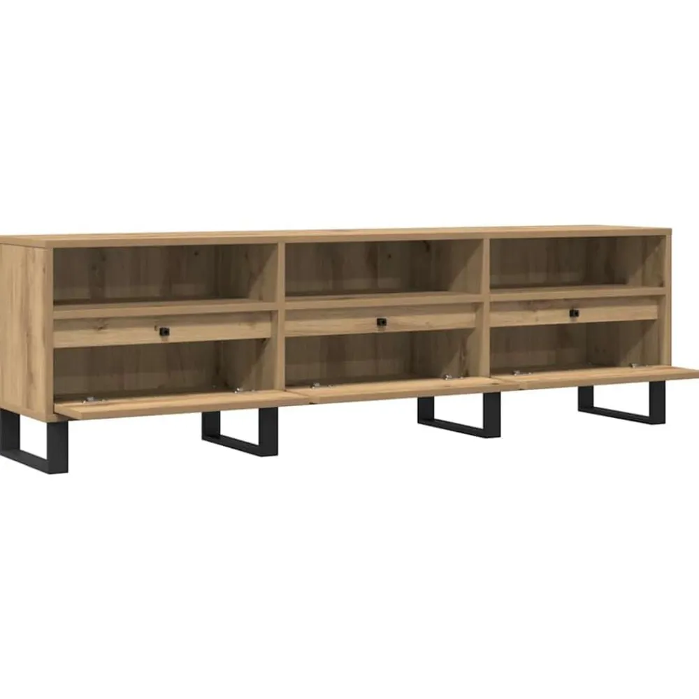 vidaXL Muebles Tv-Mueble de TV madera de ingeniería 150x30x44,5 cm