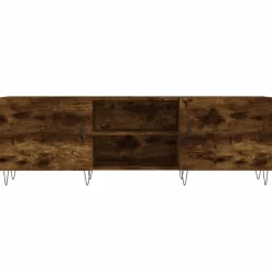 vidaXL Mueble de TV madera de ingeniería 150x30x50 cm Roble ahumado Hot