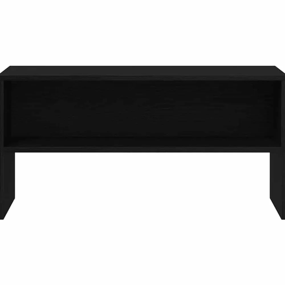 vidaXL Mueble de TV madera de ingeniería 80x40x40 cm Roble negro