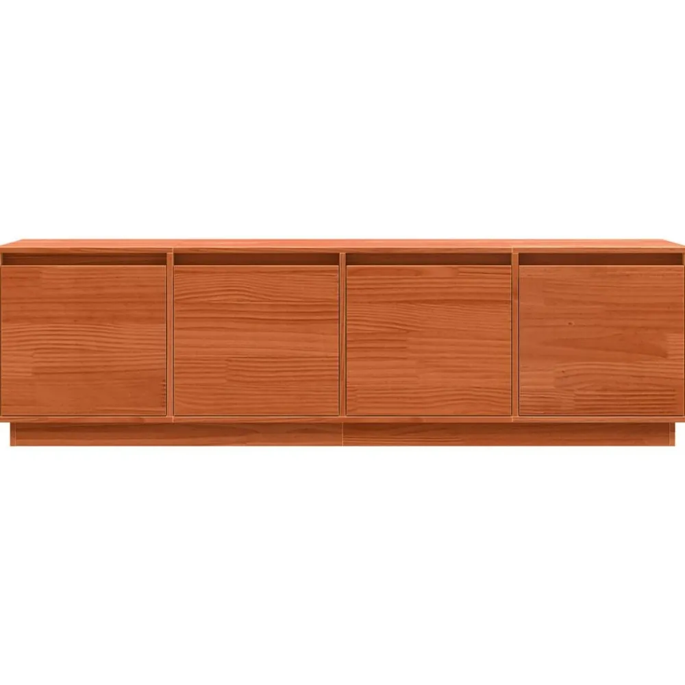 vidaXL Mueble de TV Marrón 156 x 37 x 45 cm Madera de ingeniería Marrón cera Discount