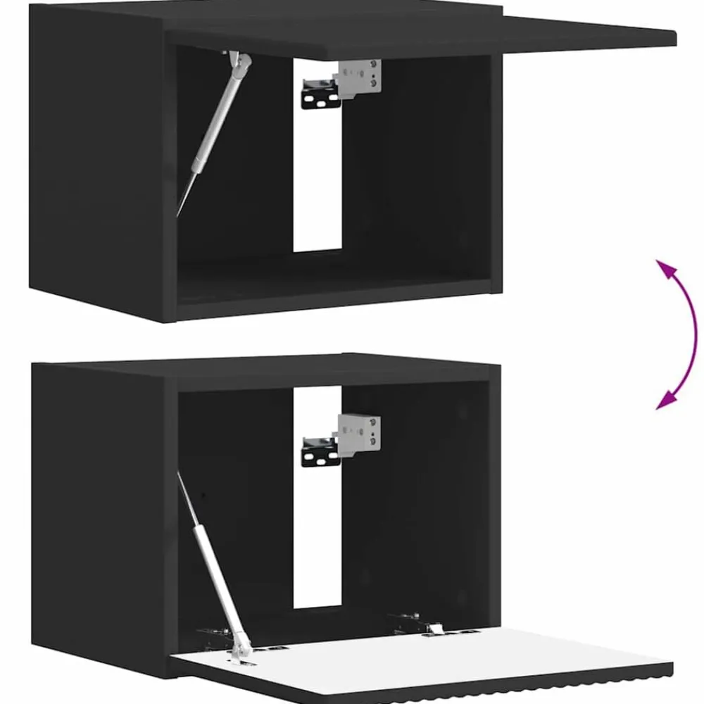 vidaXL Muebles Tv-Mueble de TV Montado en la Pared 39 x 31 x 29,5 cm