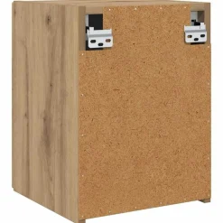 vidaXL Muebles Tv-Mueble de TV Montado en la Pared Roble Artesanal