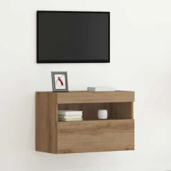 vidaXL Muebles Tv-Mueble de TV Montado en la Pared 60 x 30 x 40 cm