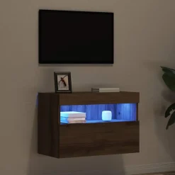 vidaXL Muebles Tv-Mueble de TV Montado en la Pared 60 x 30 x 40 cm
