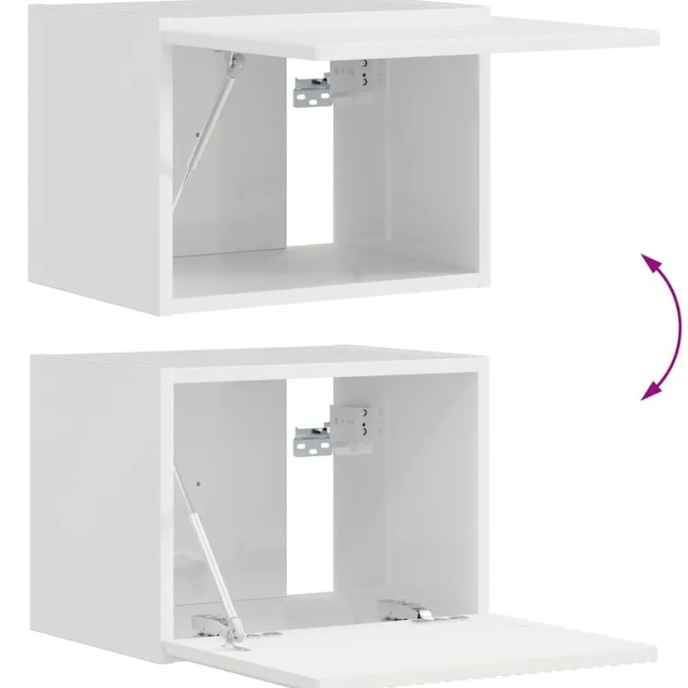 vidaXL Muebles Tv-Mueble de TV Montado en la Pared 39 x 31 x 29,5 cm