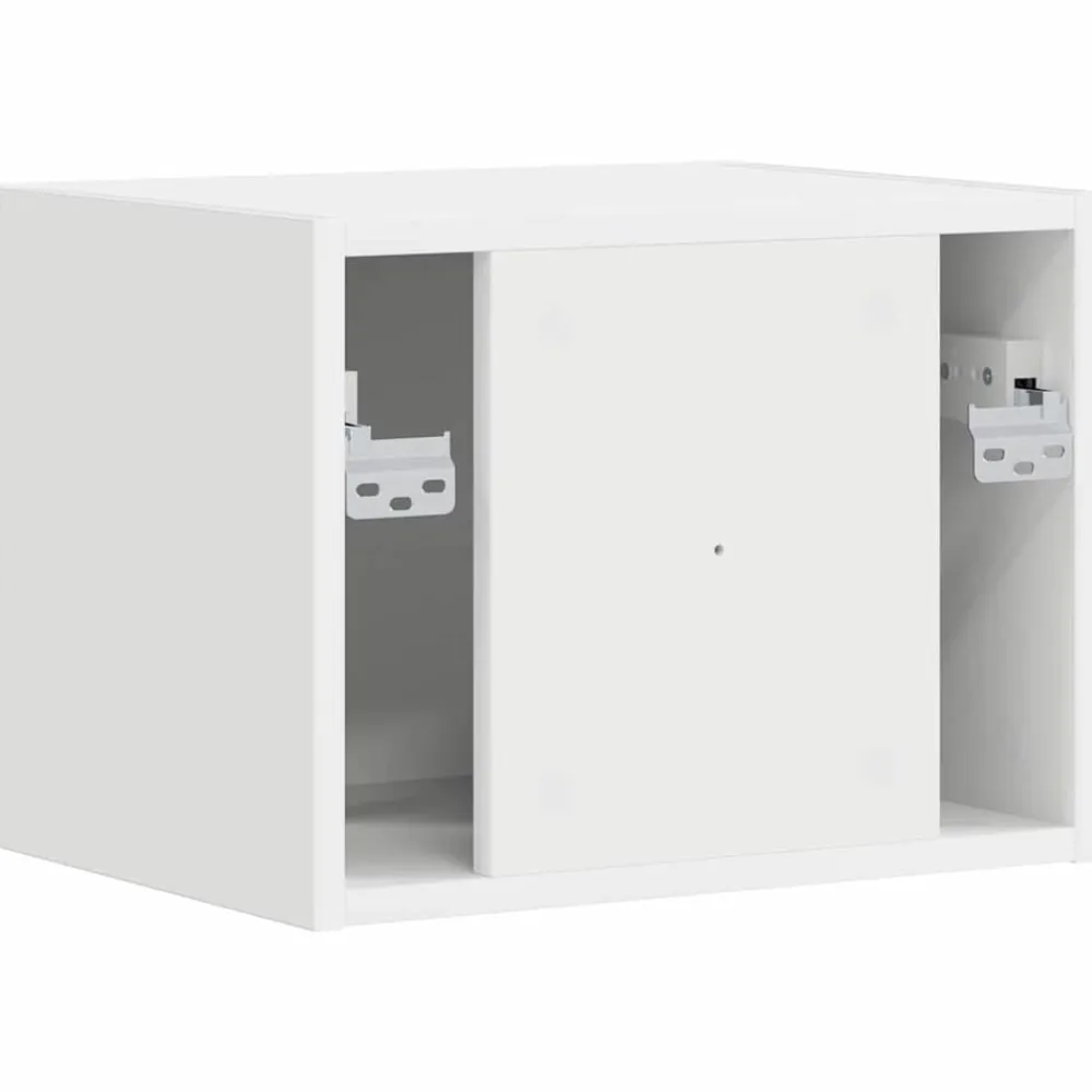 vidaXL Mueble de TV Montado en la Pared 39 x 31 x 29,5 cm White Best