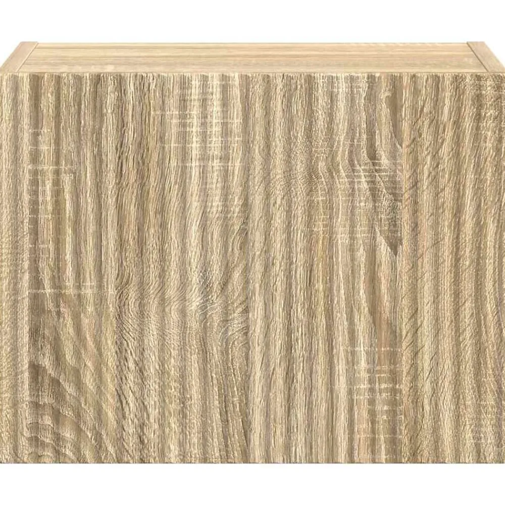 vidaXL Mueble de TV Montado en la Pared Sonoma 39 x 31 x 29,5 cm Roble Sonoma Hot