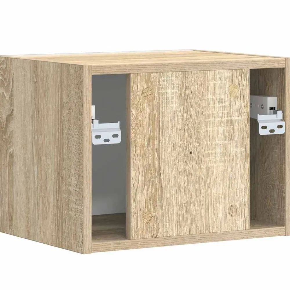 vidaXL Mueble de TV Montado en la Pared Sonoma 39 x 31 x 29,5 cm Roble Sonoma Hot