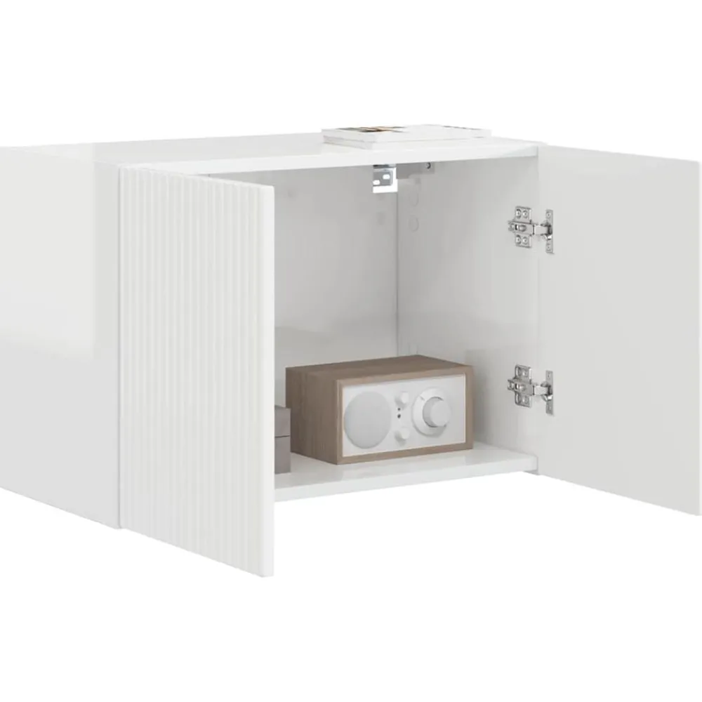 vidaXL Muebles Tv-Mueble de TV Montado en la Pared 59,5 x 31 x 40 cm