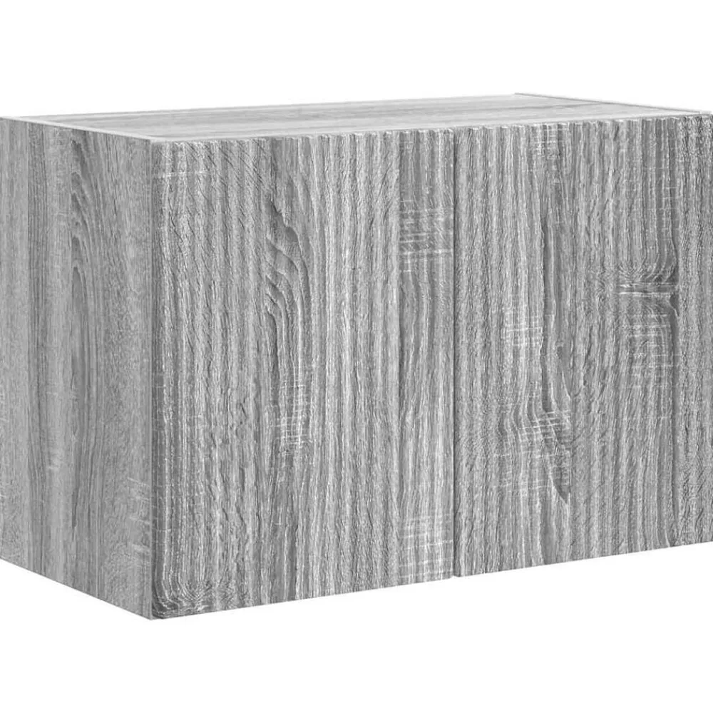 vidaXL Muebles Tv-Mueble de TV Montado en la Pared 59,5 x 31 x 40 cm
