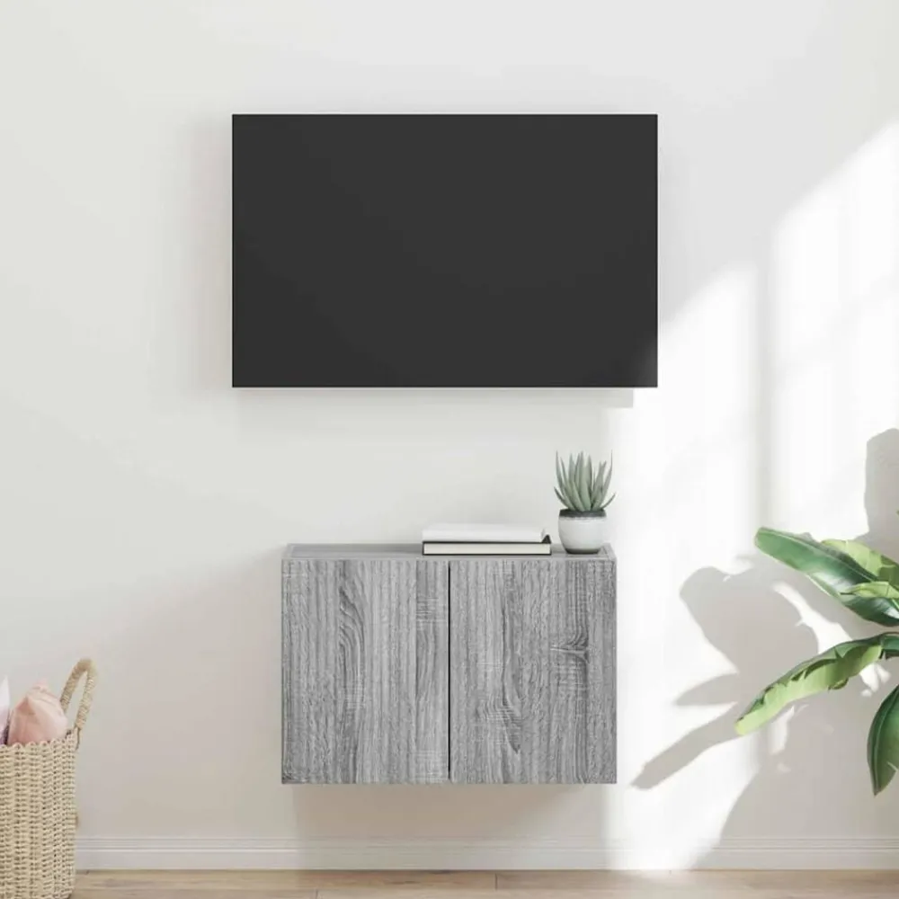 vidaXL Muebles Tv-Mueble de TV Montado en la Pared 59,5 x 31 x 40 cm