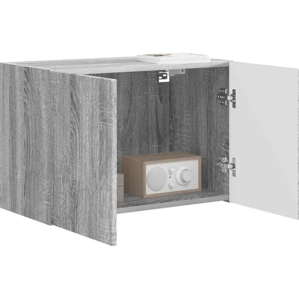 vidaXL Muebles Tv-Mueble de TV Montado en la Pared 59,5 x 31 x 40 cm