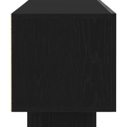 vidaXL Muebles Tv-Mueble de TV Negro 160 x 35 x 40 cm Madera de ingeniería