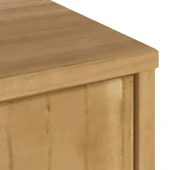 vidaXL Muebles Tv-Mueble de TV ODDA madera maciza de pino 79x24x40 cm