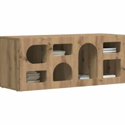 vidaXL Mueble de TV Roble artesanal 100 x 35 x 40 cm Roble artisan New