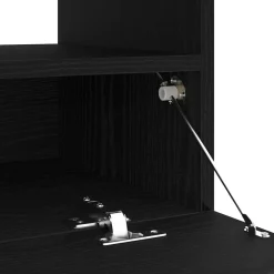 vidaXL Mueble de TV 100 x 35 x 40 cm Madera de ingeniería Roble negro