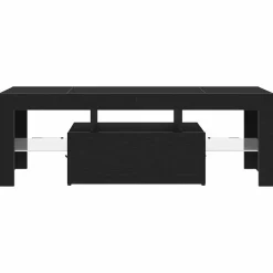 vidaXL Mueble de TV 120 x 35 x 40 cm Madera de ingeniería Roble negro Discount
