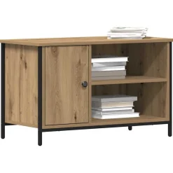 vidaXL Mueble de TV 80 x 40 x 50 cm Madera de ingeniería Roble artisan Online