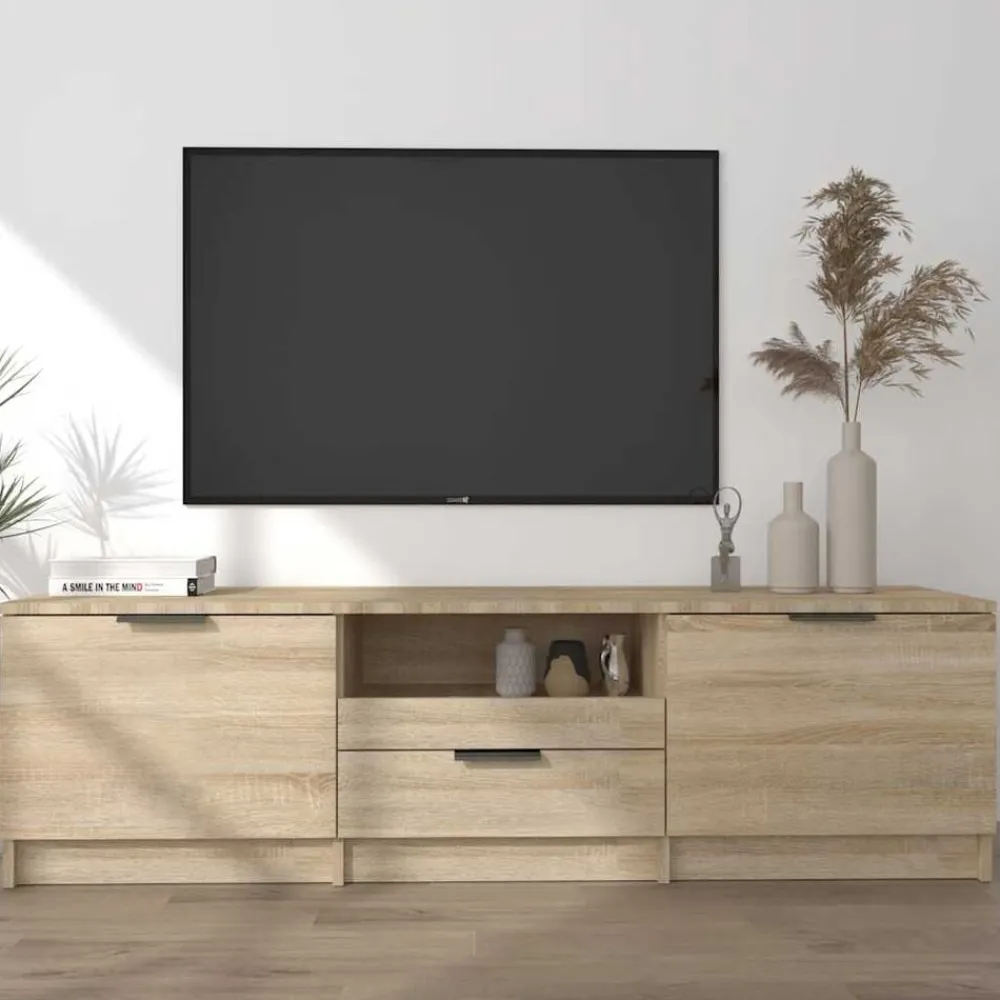 vidaXL Muebles Tv-Mueble de TV 140x35x40 cm madera de ingeniería
