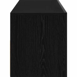 vidaXL Mueble de TV 120 x 35 x 40 cm Madera de ingeniería Roble negro Outlet