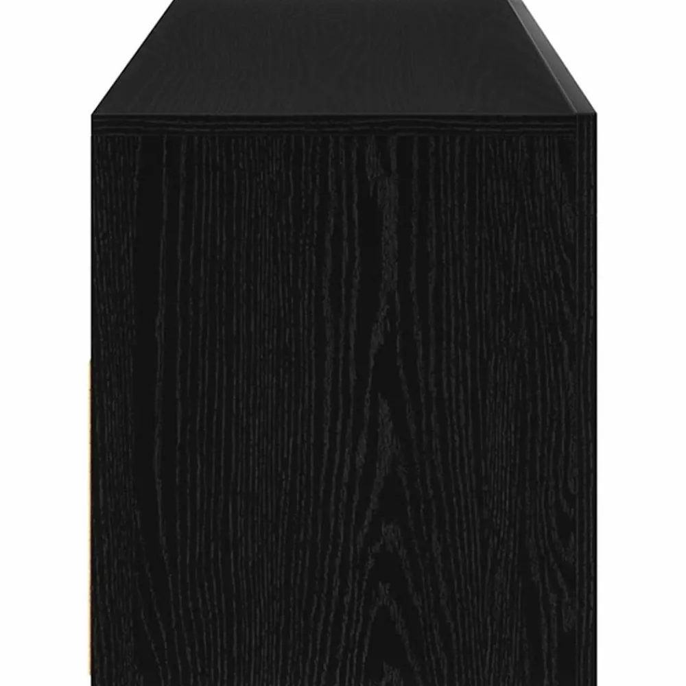 vidaXL Mueble de TV 120 x 35 x 40 cm Madera de ingeniería Roble negro Outlet