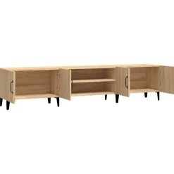 vidaXL Mueble de TV 180x31,5x40 cm madera de ingeniería Roble Sonoma New