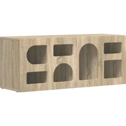 vidaXL Mueble de TV 100 x 35 x 40 cm Madera de ingeniería Roble Sonoma
