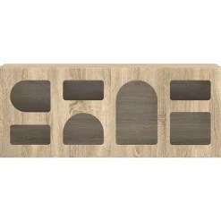 vidaXL Mueble de TV 100 x 35 x 40 cm Madera de ingeniería Roble Sonoma