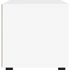 vidaXL Mueble de TV VISNES 60x40x38 cm madera de ingeniería Blanco Outlet