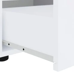vidaXL Mueble de TV VISNES 60x40x38 cm madera de ingeniería Blanco Outlet