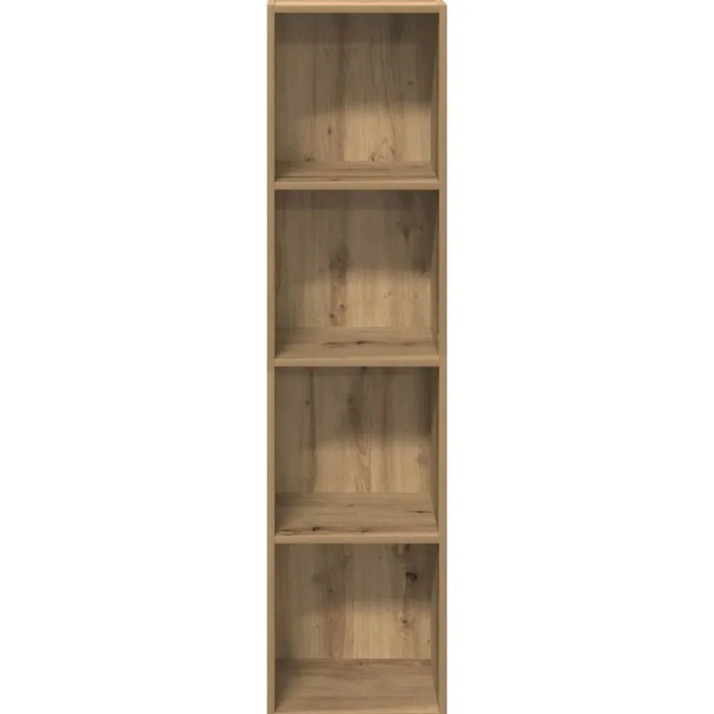 vidaXL Mueble de TV/Librería roble artesanal 36x30x143cm Roble artisan Hot
