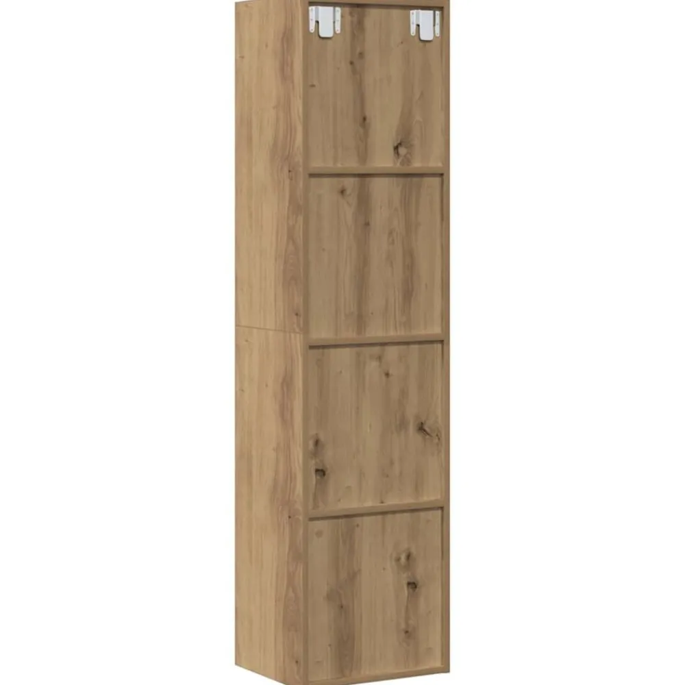 vidaXL Mueble de TV/Librería roble artesanal 36x30x143cm Roble artisan Hot