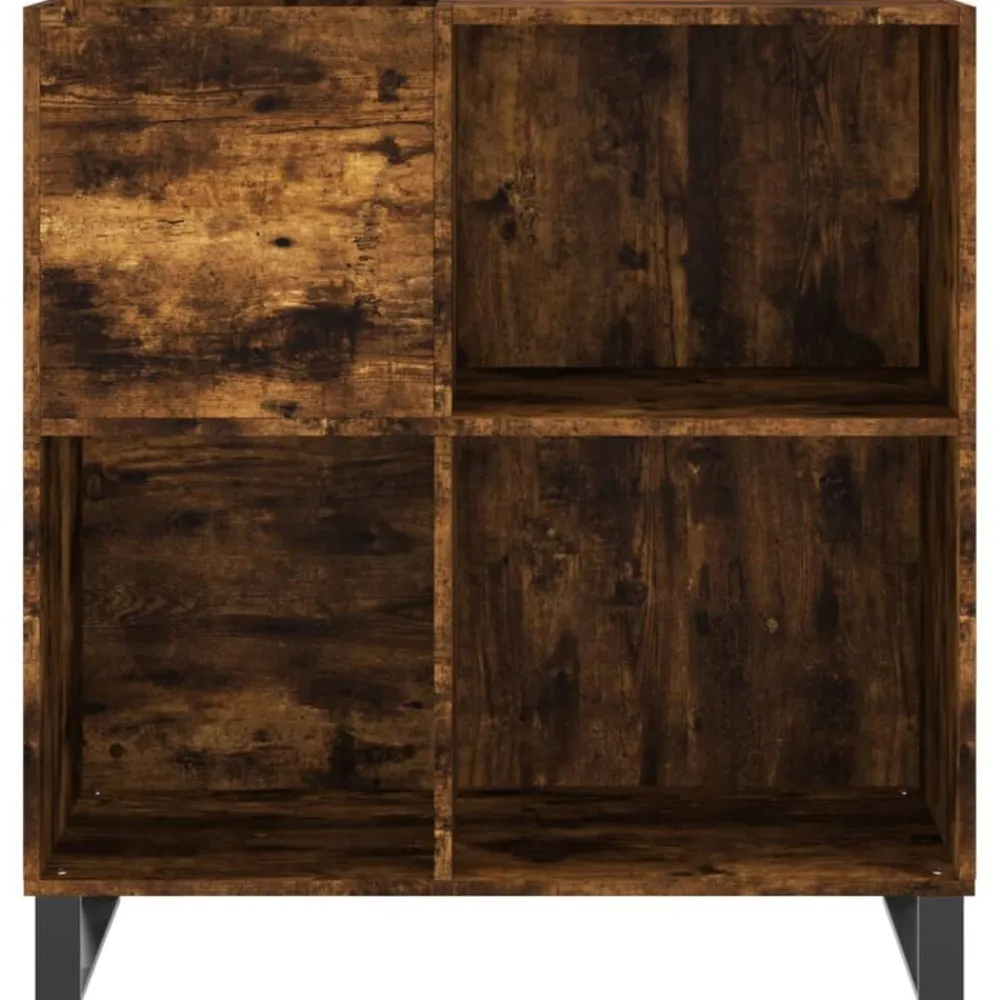 vidaXL Armarios Y Almacenamiento-Mueble discos madera contrachapada 84,5x38x89 cm