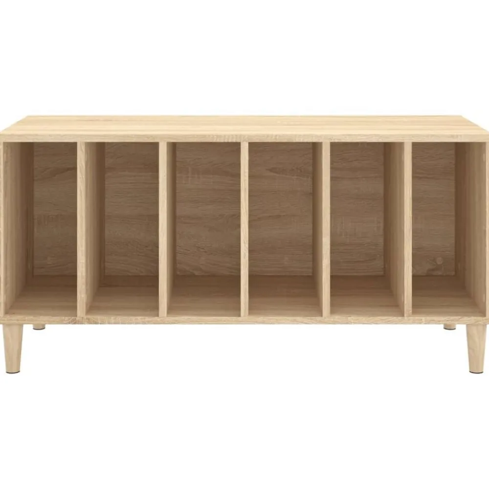 vidaXL Armarios Y Almacenamiento-Mueble discos madera contrachapada 100x38x48 cm