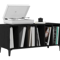 vidaXL Armarios Y Almacenamiento-Mueble para discos de vinilo 100 x 38 x 48 cm