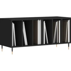 vidaXL Armarios Y Almacenamiento-Mueble para discos madera contrachapada 100x38x48 cm