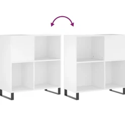 vidaXL Armarios Y Almacenamiento-Mueble para discos madera contrachapada 84,5x38x89 cm