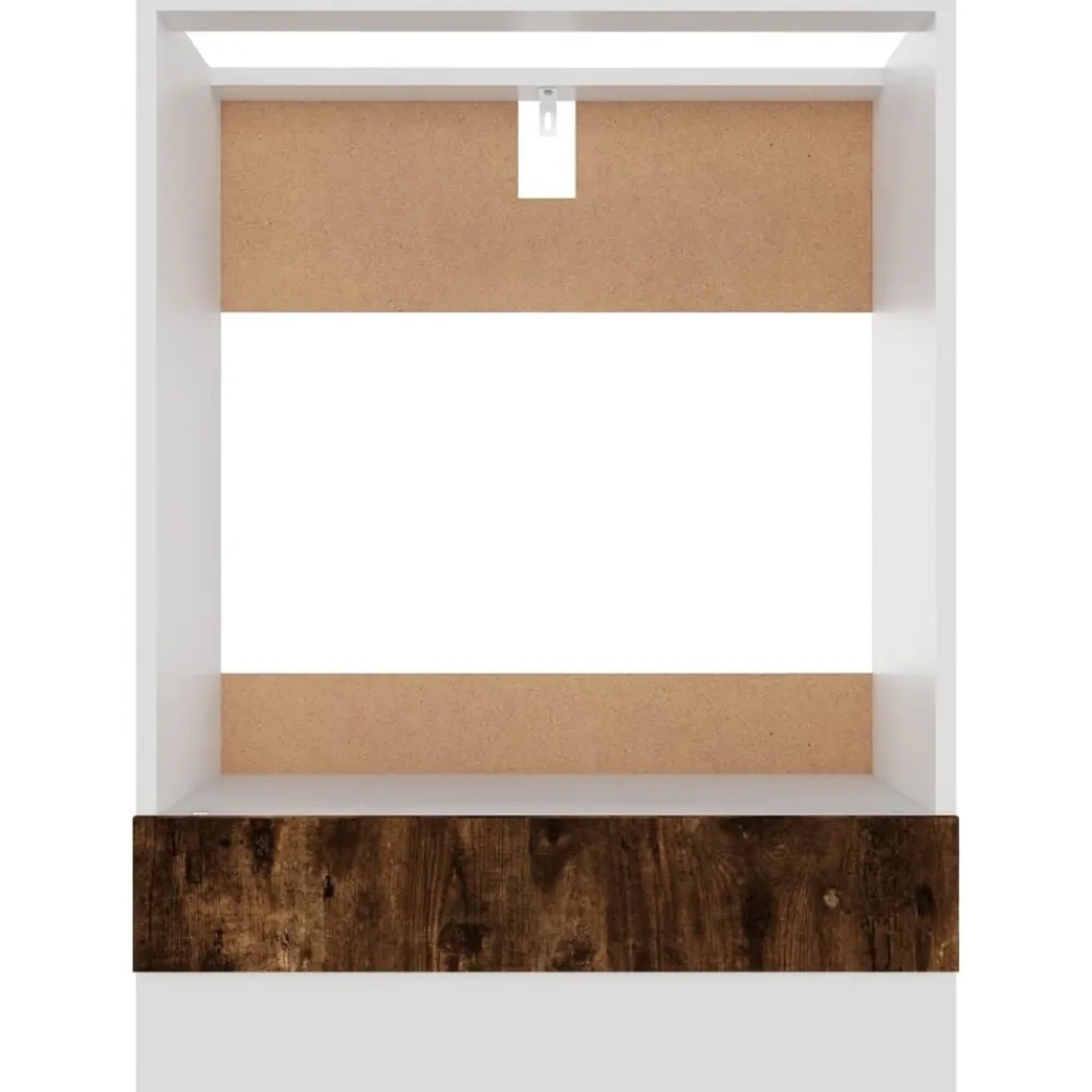 vidaXL Armarios Y Almacenamiento-Mueble para horno "Riga" 60x46x81,5 cm madera de ingeniería