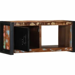 vidaXL Muebles Tv-Mueble para la TV 80x30x35 madera maciza reciclada