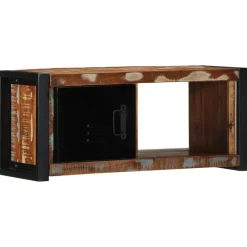 vidaXL Muebles Tv-Mueble para la TV 80x30x35 madera maciza reciclada