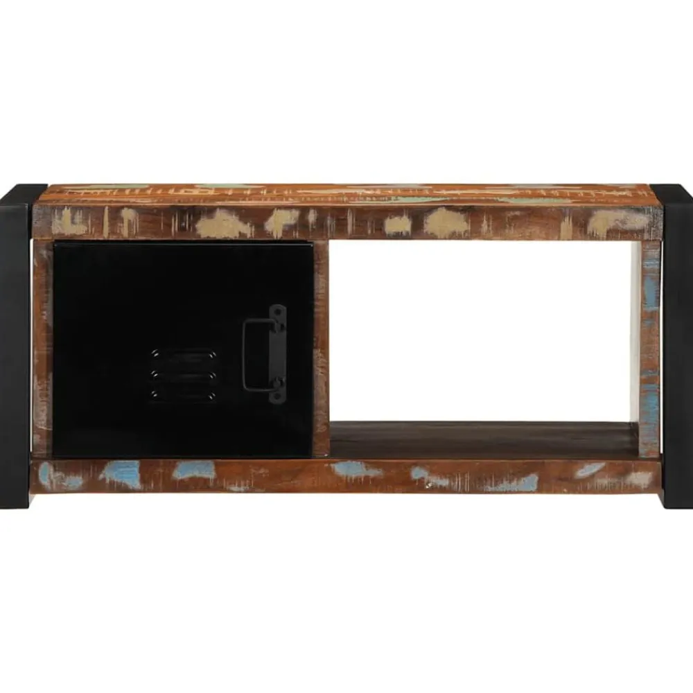 vidaXL Muebles Tv-Mueble para la TV 80x30x35 madera maciza reciclada