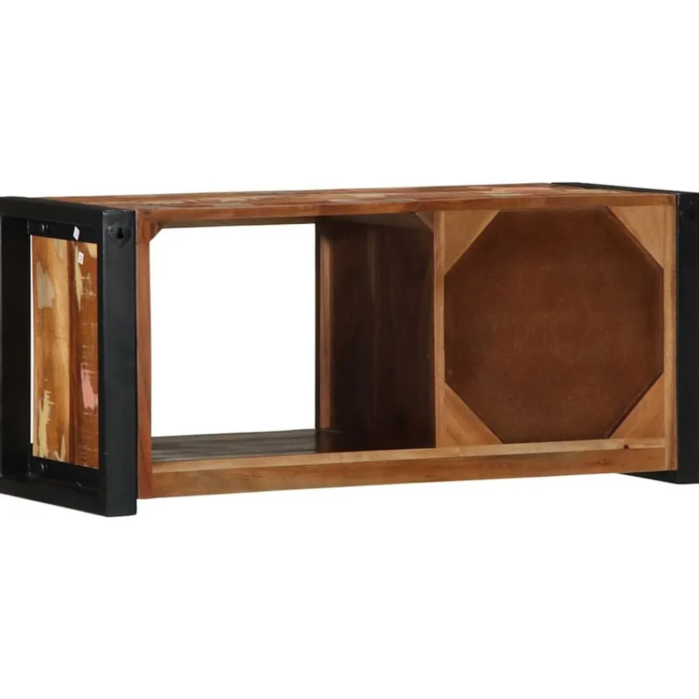 vidaXL Muebles Tv-Mueble para la TV 80x30x35 madera maciza reciclada