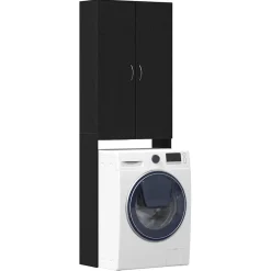 vidaXL Accesorios Para Electrodomésticos-Mueble para lavadora 64x25,5x190 cm