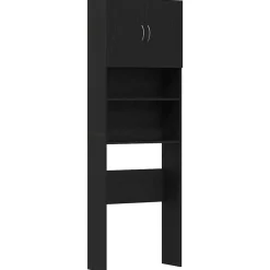 vidaXL Accesorios Para Electrodomésticos-Mueble para lavadora de madera de 64x24x190 cm